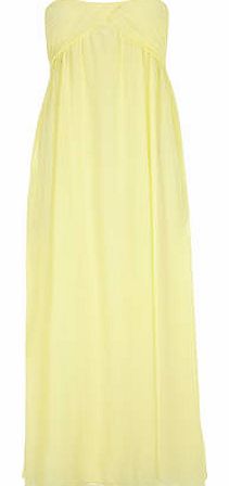 Womens Alice & You Lemon Ruched Maxi Dress-