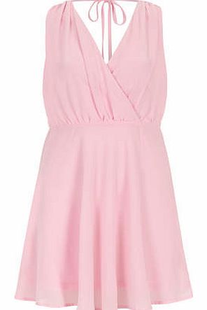 Womens Alice & You Light Pink Wrap Skater Skirt