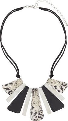 Dorothy Perkins, 1134[^]262015000709250 Womens Animal Print Collar- Black DP49816218