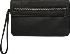 Dorothy Perkins, 1134[^]262015000711768 Womens Black foldover wristlet bag- Black