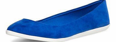 Womens Blue Sporty Point Pumps- Blue DP19852321