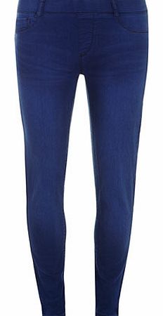 Womens Bright Blue Eden Ultra Soft Jeggings-