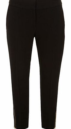 Womens Closet Black Pleat Front Trouser- Black