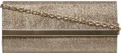 Dorothy Perkins, 1134[^]262015000710403 Womens Gold Brit clutch bag- Gold DP22406919