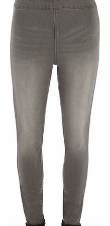 Womens Grey Lyla High Waist Tube Pants- Grey