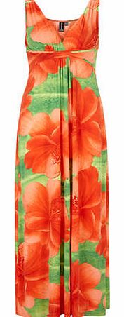 Womens Izabel London Multi Orange Floral Print