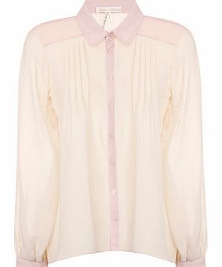 Womens Little Mistress Cream and Blush Shirt-