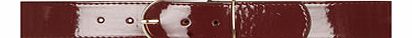 Womens Oxblood Formal Jeans Belt- Red DP11120832