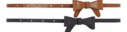 Womens Pack of 2 Belts- Blue DP11118923