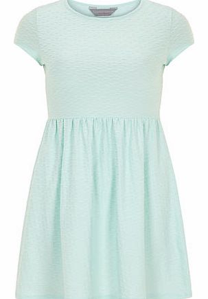 Womens Petite Textured Ottoman Dress- Mint