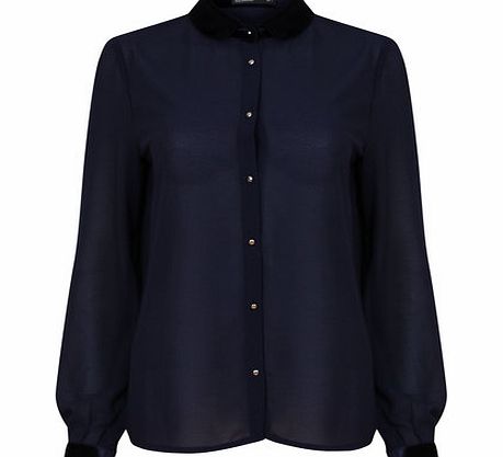 Womens PIT Navy longsleeves Shirt- Pink DP32001020