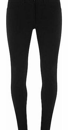 Womens Tall black skinny trousers- Black