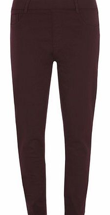 Womens Tall Merlot Eden Ultra Soft Jeggings-