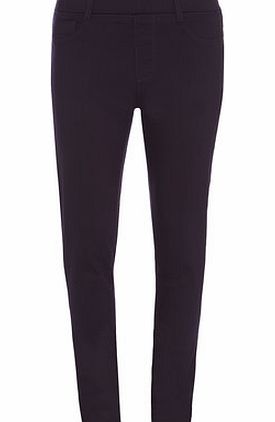 Womens Tall Purple ``Eden`` Jeggings- Purple