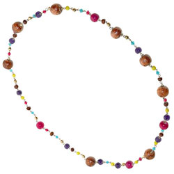 WOOD BEAD NECKLACE