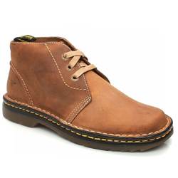 Male Corn 3 Tie Boot Leather Upper Back To School in Tan