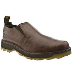 Male Dr Martens Jethro Leather Upper in Dark Brown