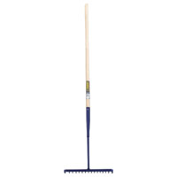 16 Tooth Contractors Tarmac Rake With Ash Handle