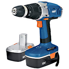 18V Cordless Hammer Drill and Case