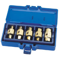 5 Piece Drain Plug Key Set