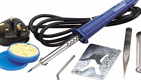 Draper 61257 230V 25W Soldering Iron Kit - Blue