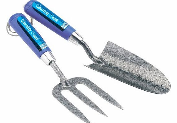 65960 Carbon Steel Fork and Trowel Set