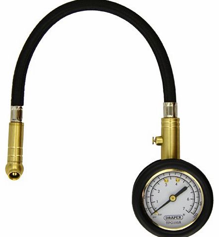 69924 Tyre Pressure Gauge with Flexible Hose