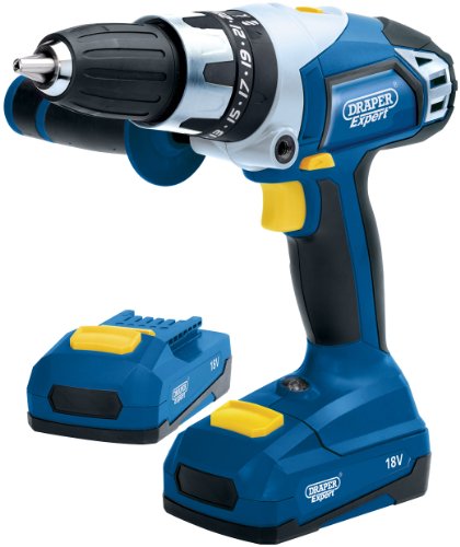 Expert 03286 18-Volt Li-Ion Cordless Combination Hammer Drill with 2 Li-Ion Batteries