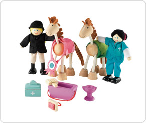 Rosebud House Riding Set