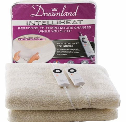 Intelliheat Heated Fleecy King Size Dual Mattress Protector