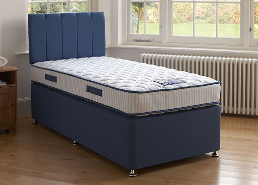 Single Deluxe Divan Set - Blue