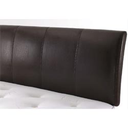 - Capri Leather 3FT Single Headboard