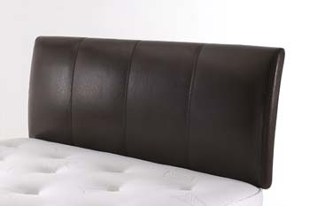 Dreamworks Capri Headboard in Brown - WHILE