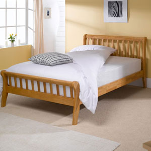 Milan 3FT Single Wooden Bedstead.