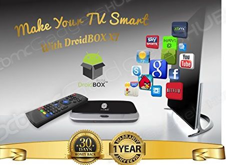 X7 Android TV BOX with VIP Mini Keyboard- Quad Core RK3188 Android 4.4.2 MINI PC - Free Movies, TV and SPORTS, fully Loaded Gotham 13.3.2 XBMC (Kodi) AirPlay UPnP DLNA IPTV Mini Web Streaming