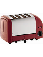 4 Slice Red Toaster