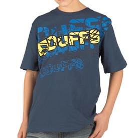 Junior Smashed T-Shirt Navy