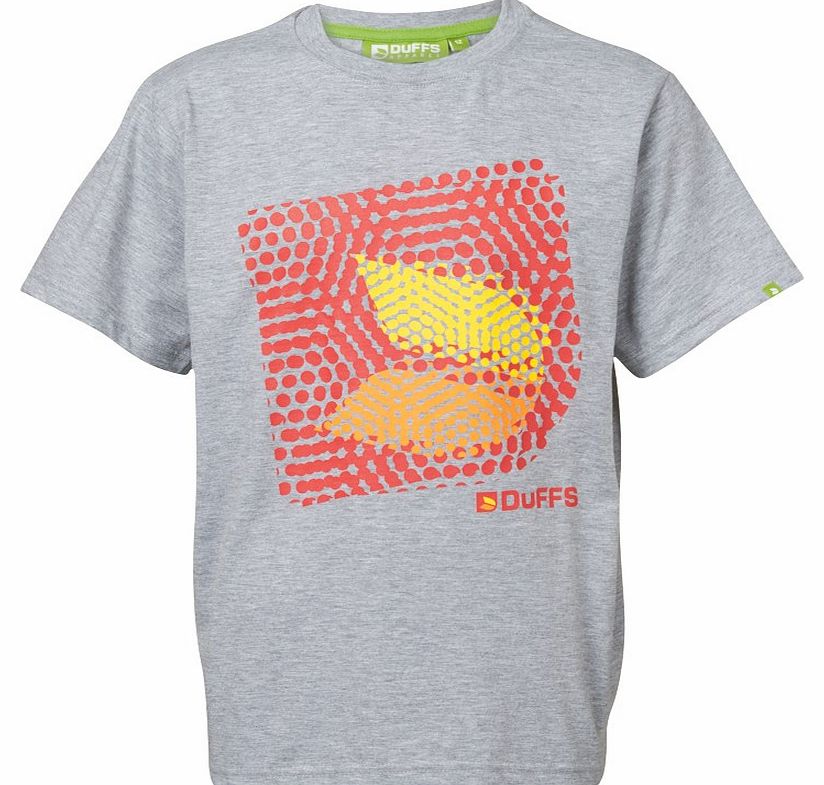 Junior Spots T-Shirt Grey Marl