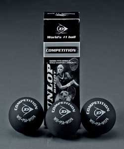 Competition 3 Ball Box Squash Balls