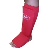 DUO GEAR XL RED DUO Muay Thai Kickboxing Karate Shin and Instep