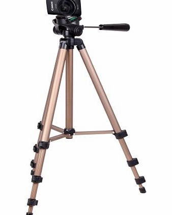 Professional Lightweight Aluminium Tripod for Canon IXUS 255HS, Powershot S110 & Powershot SX510 HS