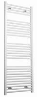 Straight White Towel Rail 1500mm H x 600mm W (2077 BTUs)