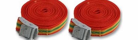 Advanced-Technology DURATOOL D00048 TIE DOWN STRAPS (25mm) - 2 x 5m Set