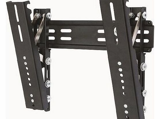 TVB201S Ultra Slimline Ultra Strong Adjustable Black LED LCD TV Tilt Tilting Wall Mount Bracket 19``-37`` - MAX VESA 200 X 200 (distance between the holes on the back of your TV)