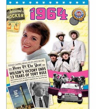 Greeting Card 1964 or 50th Birthday /