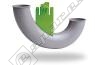 Dyson U Bend Assembly (Silver/Lime)