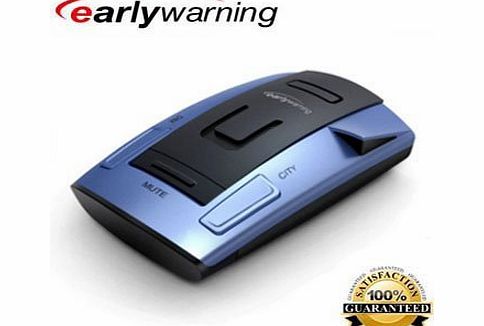 Early Warning EW-404 Early Warning Radar Laser Detector Metallic Blue