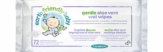 Earth Friendly Baby Gentle Aloe Vera Baby Wipes,