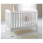 Coast Anna - Pure White Finish Drop Side Cot