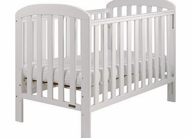 Anna Dropside Cot (White)